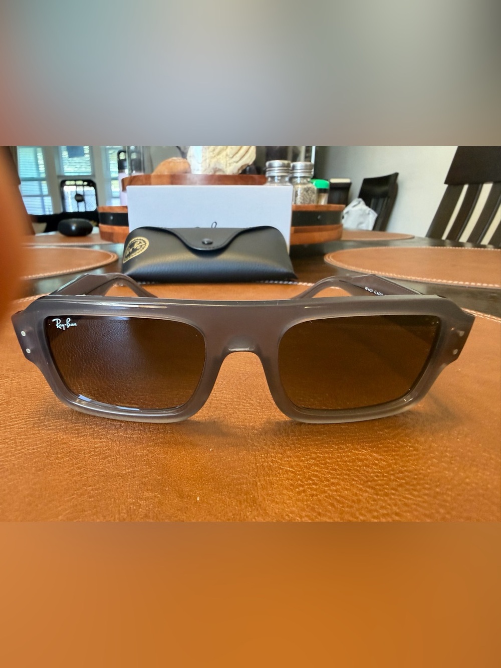 Ray-Ban Flacko Bio-Based Sunglasses with Gray Gradient Lenses